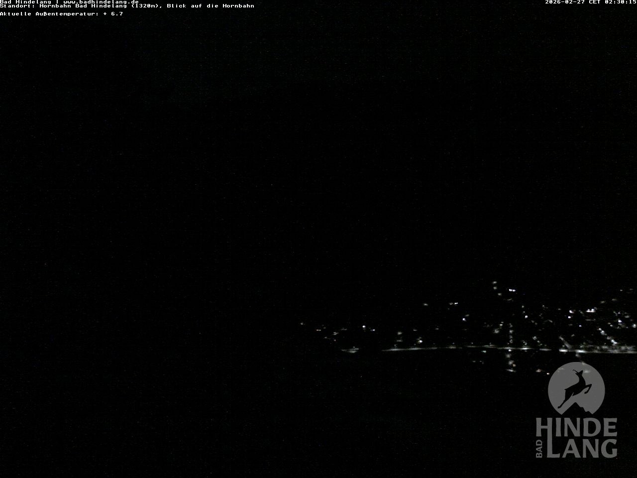 Archived image Webcam Mountain station Hornbahn