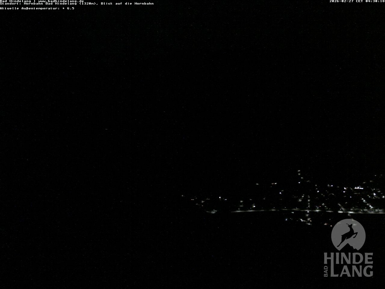 Archived image Webcam Mountain station Hornbahn