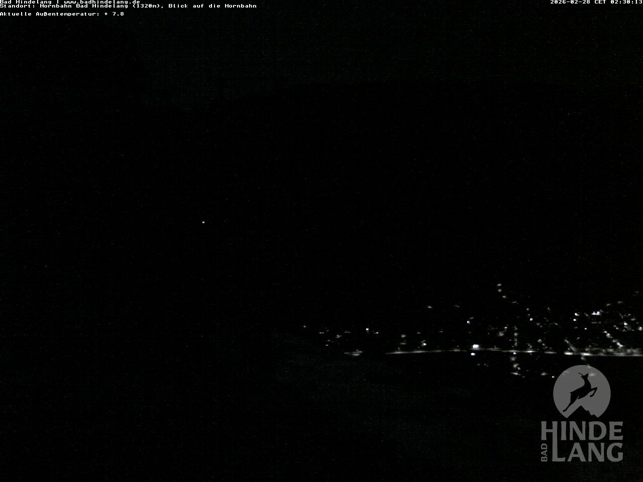 Archiv Foto Webcam Aussicht auf Bad Hindelang von der Hornbahn Bergstation