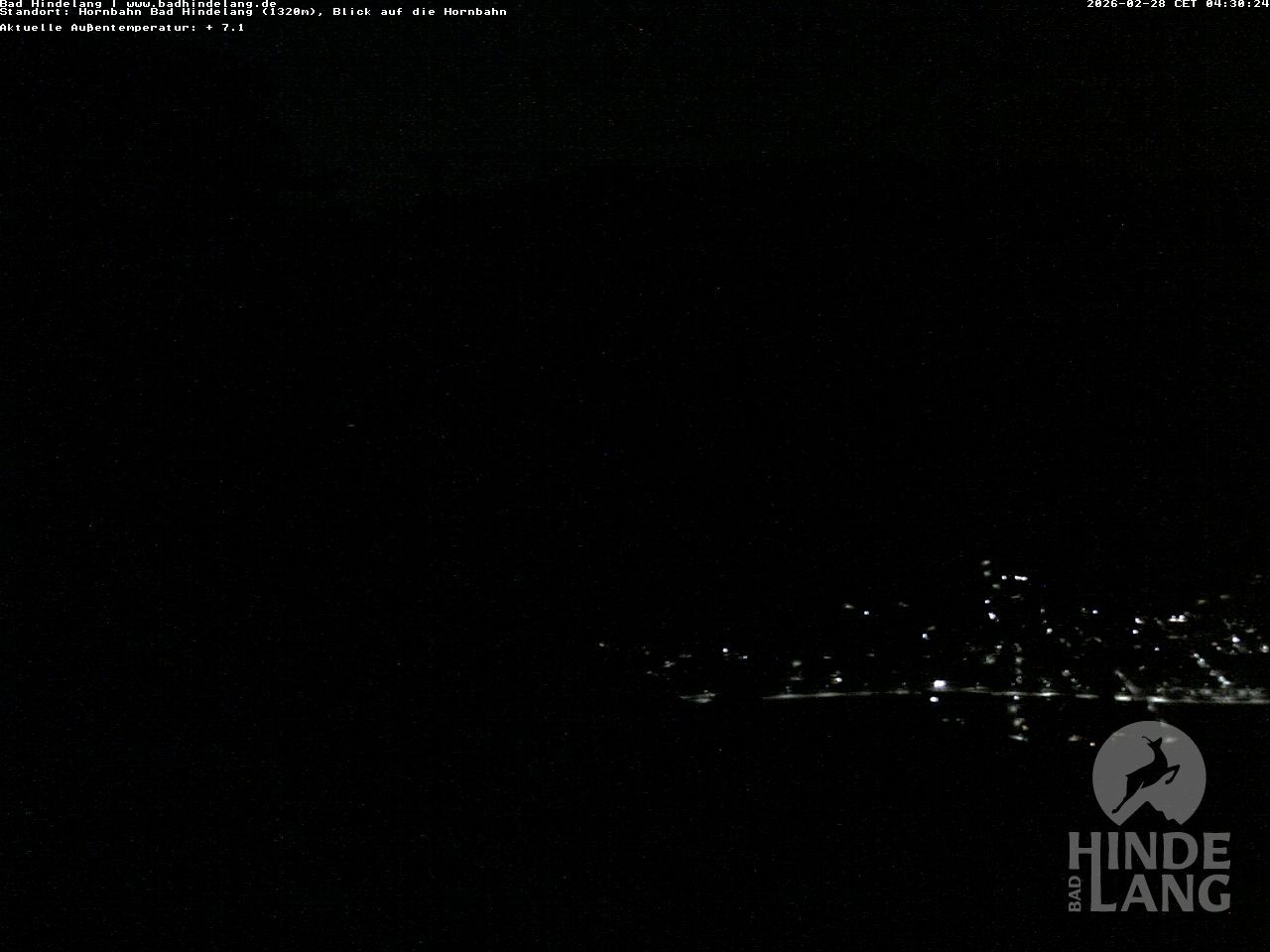 Archiv Foto Webcam Aussicht auf Bad Hindelang von der Hornbahn Bergstation