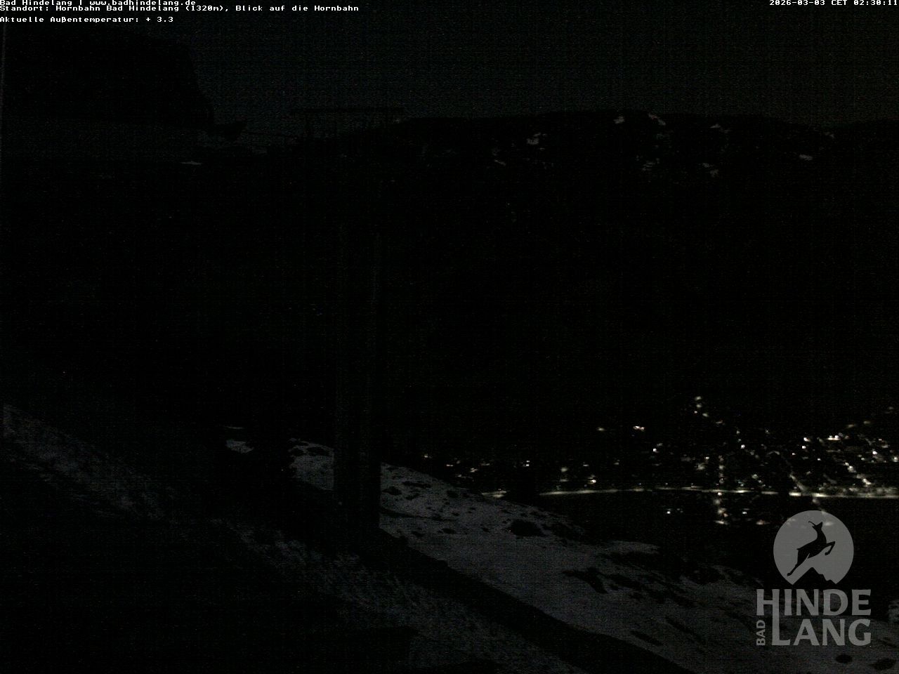 Archiv Foto Webcam Aussicht auf Bad Hindelang von der Hornbahn Bergstation