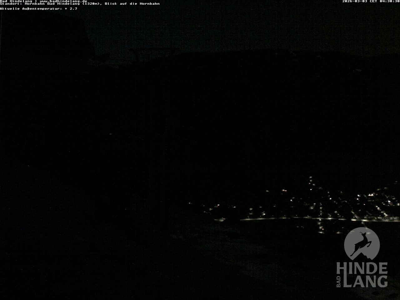 Archiv Foto Webcam Aussicht auf Bad Hindelang von der Hornbahn Bergstation