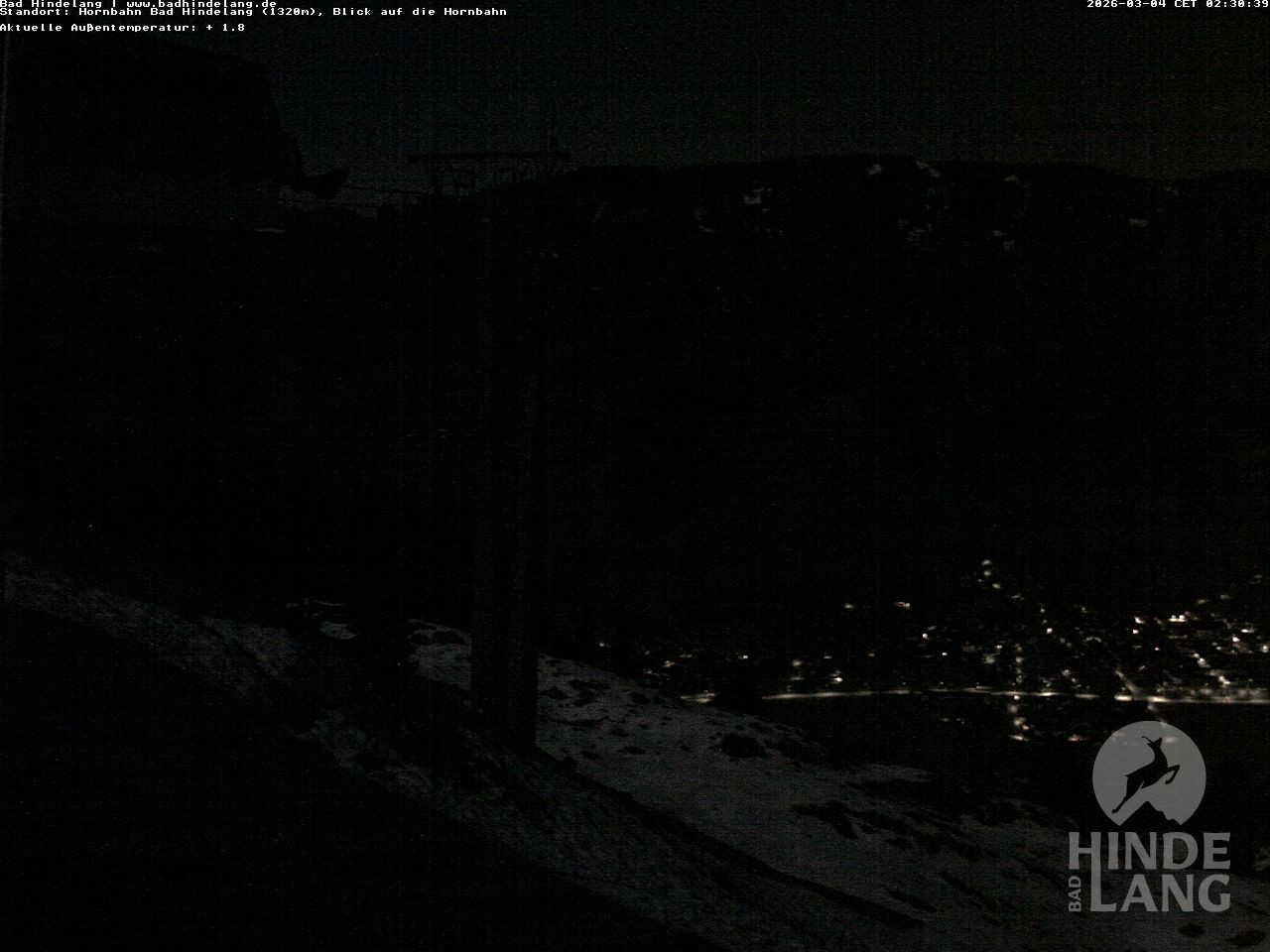 Archiv Foto Webcam Aussicht auf Bad Hindelang von der Hornbahn Bergstation