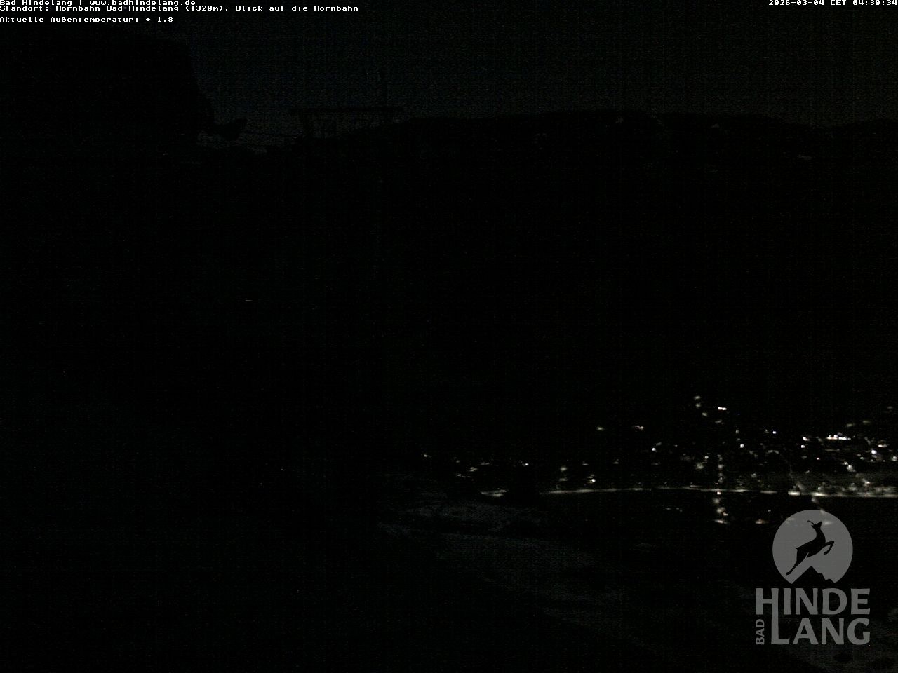 Archiv Foto Webcam Aussicht auf Bad Hindelang von der Hornbahn Bergstation