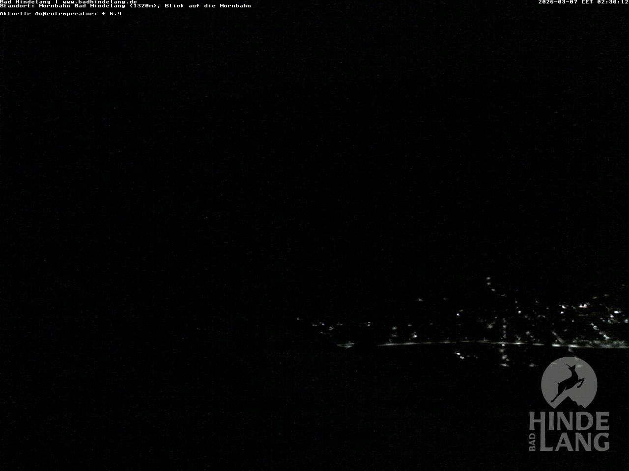 Archiv Foto Webcam Aussicht auf Bad Hindelang von der Hornbahn Bergstation