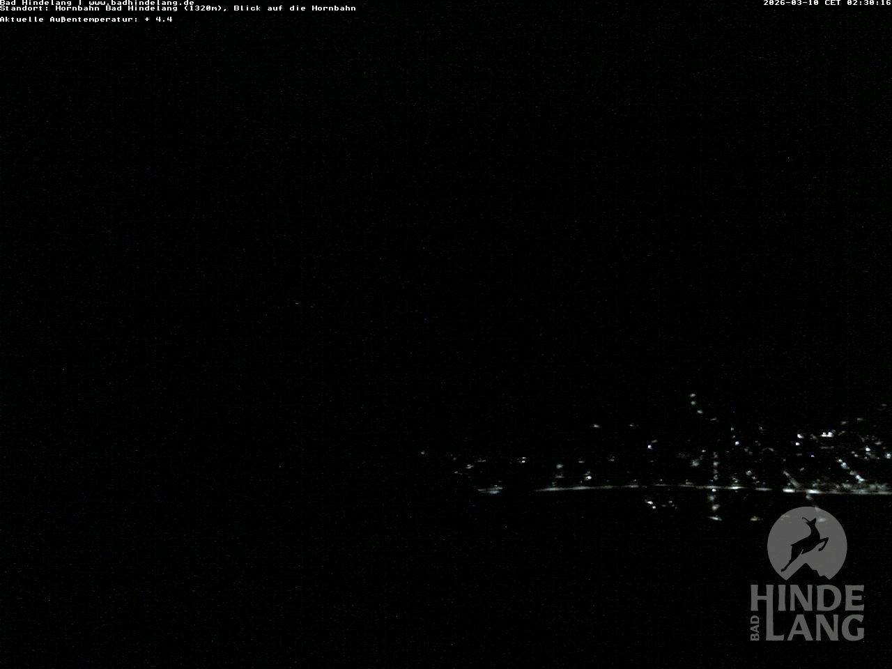 Archiv Foto Webcam Aussicht auf Bad Hindelang von der Hornbahn Bergstation