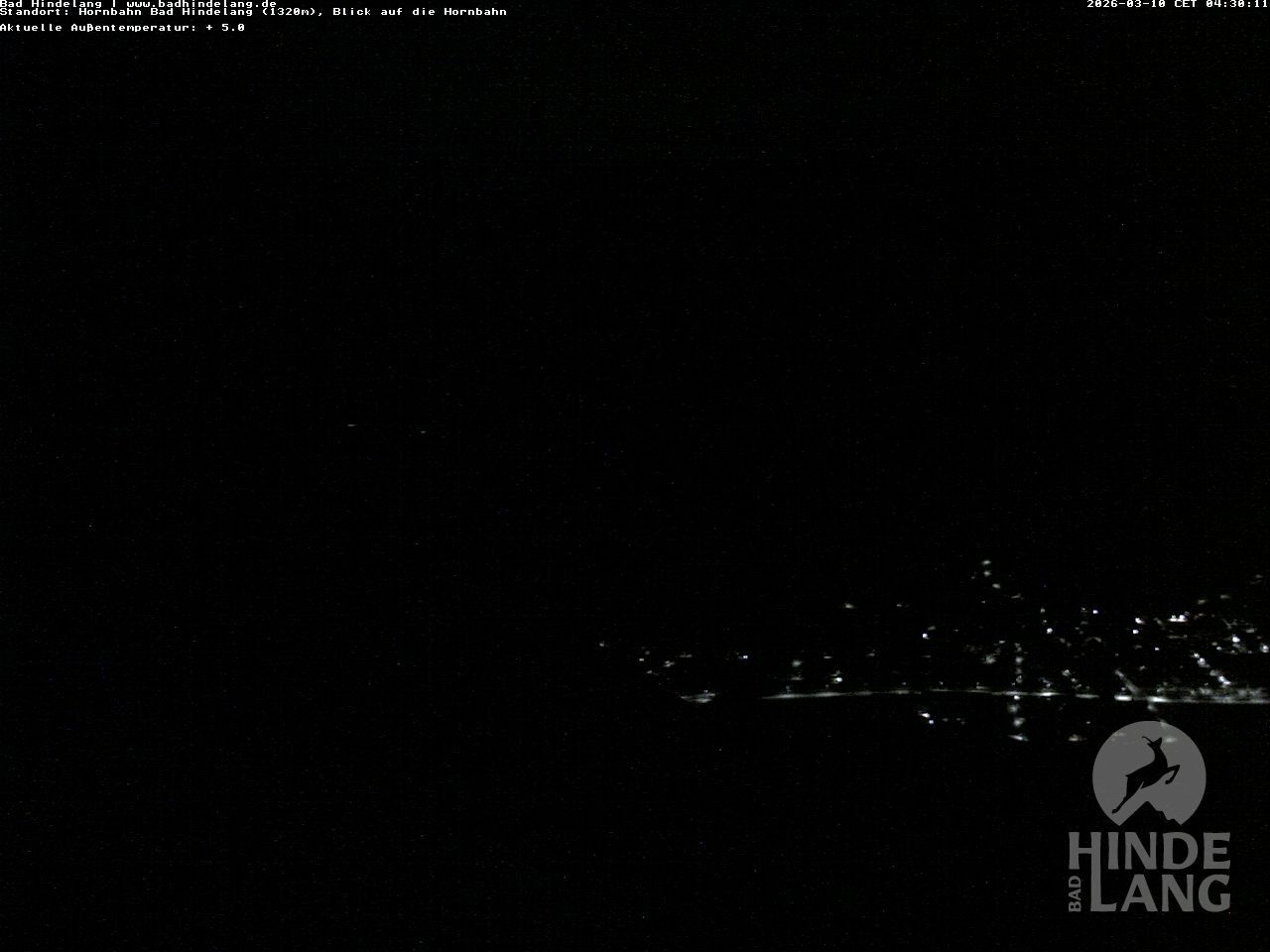 Archiv Foto Webcam Aussicht auf Bad Hindelang von der Hornbahn Bergstation