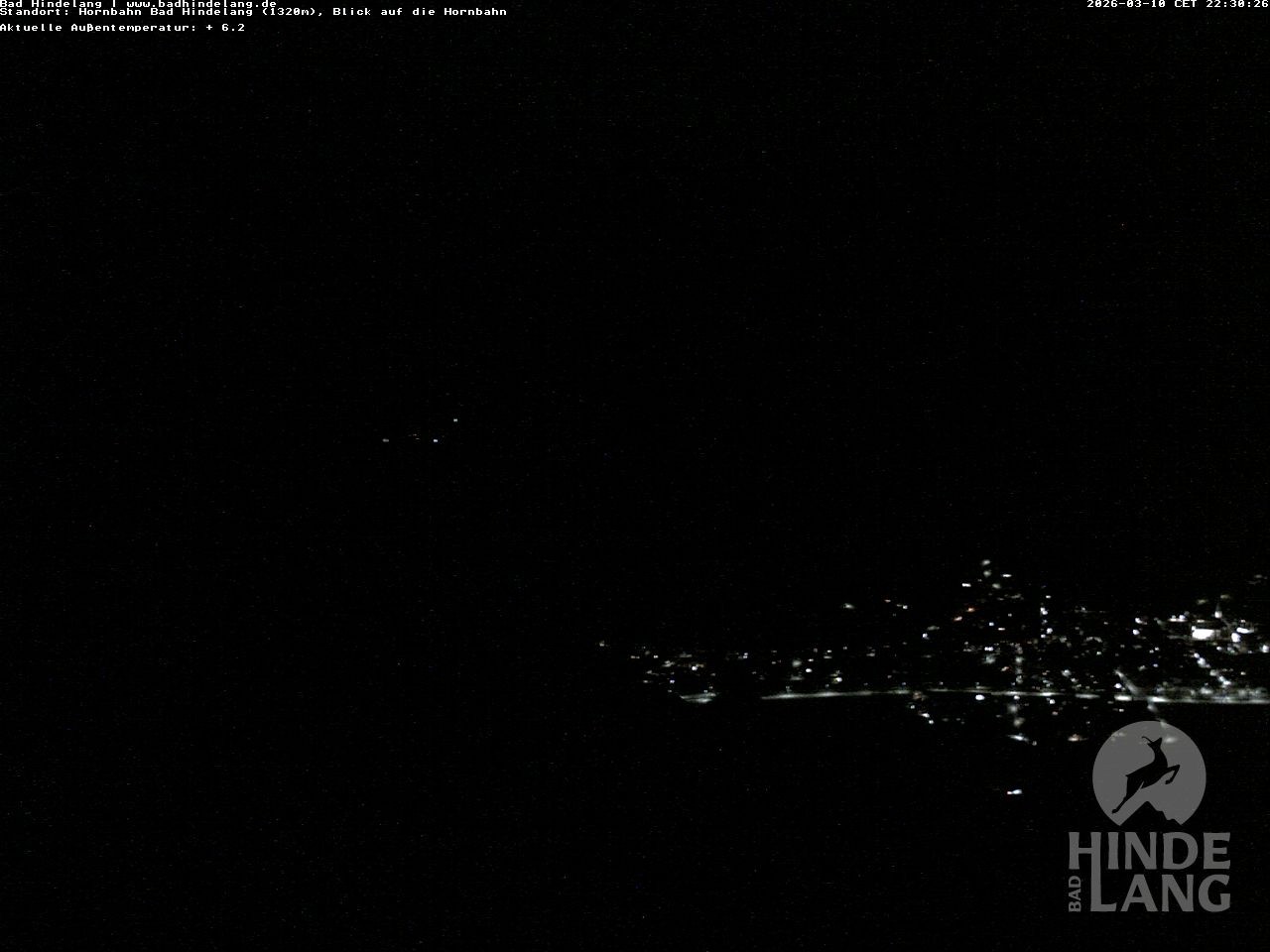 Archiv Foto Webcam Aussicht auf Bad Hindelang von der Hornbahn Bergstation