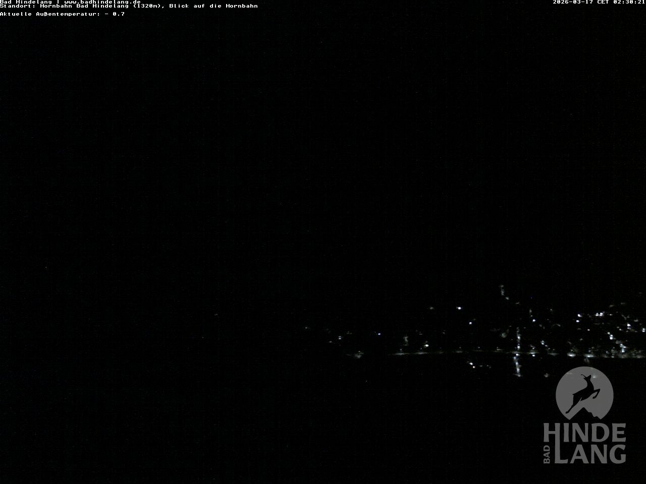 Archived image Webcam Mountain station Hornbahn