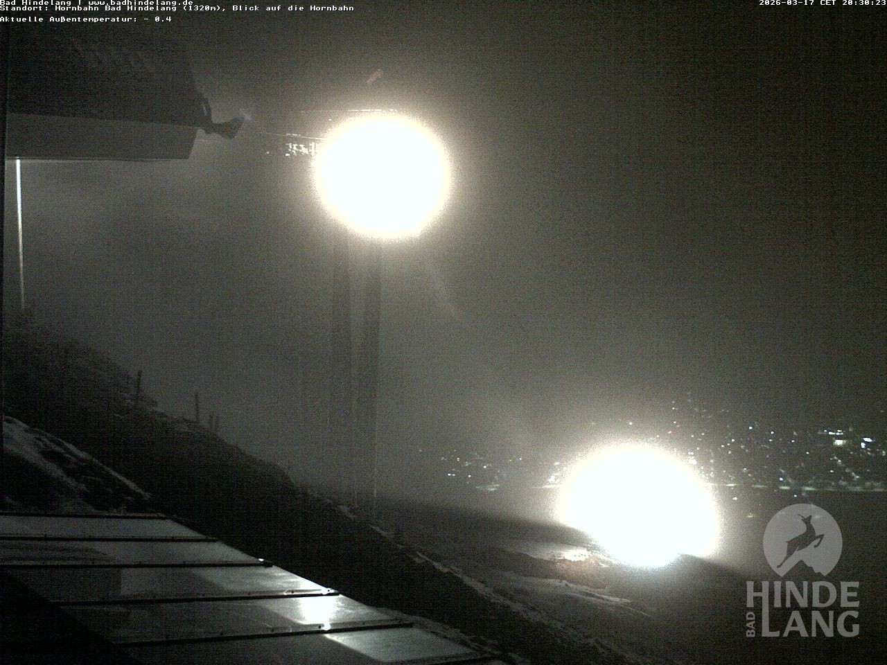 Archived image Webcam Mountain station Hornbahn