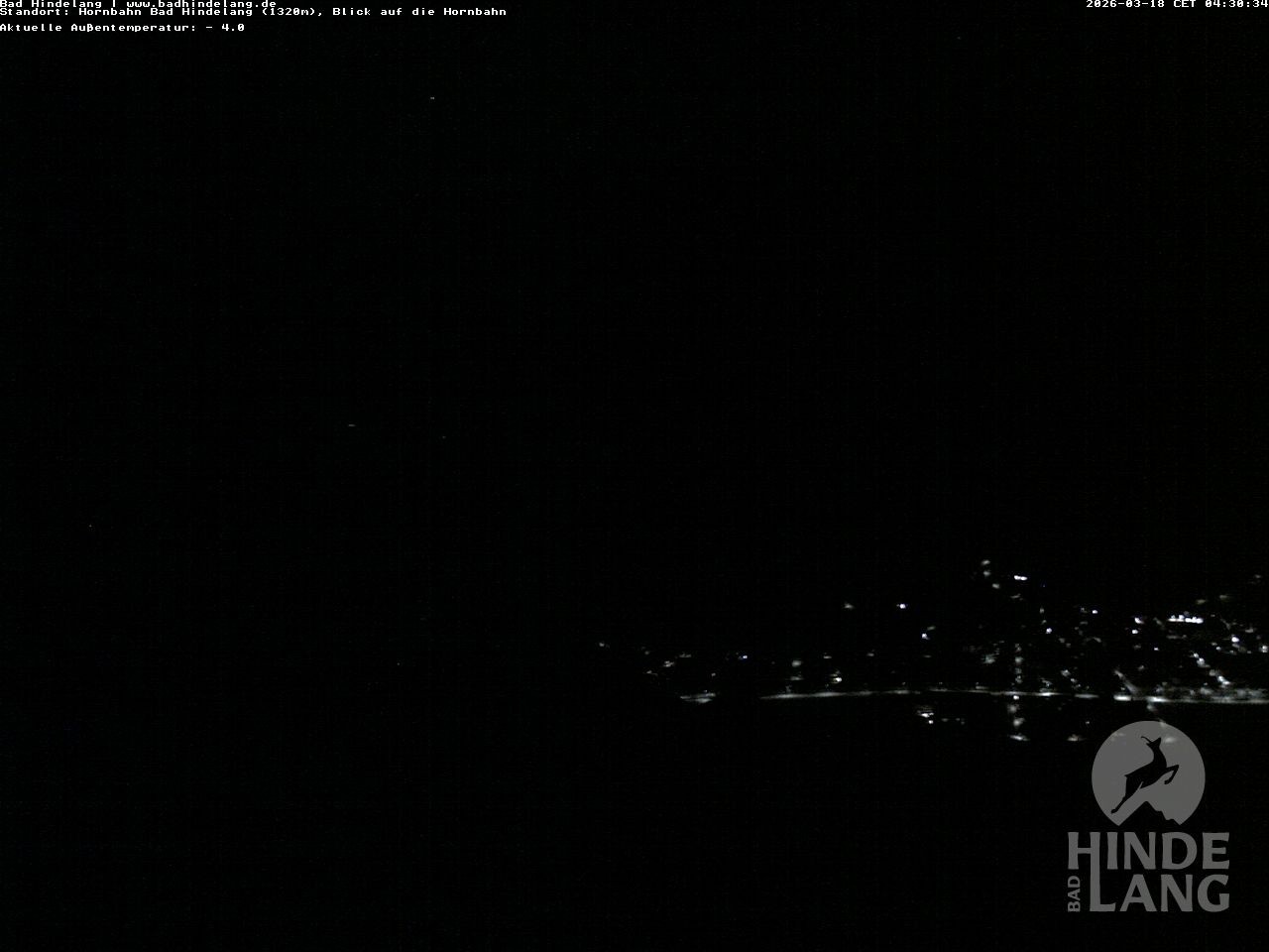 Archiv Foto Webcam Aussicht auf Bad Hindelang von der Hornbahn Bergstation