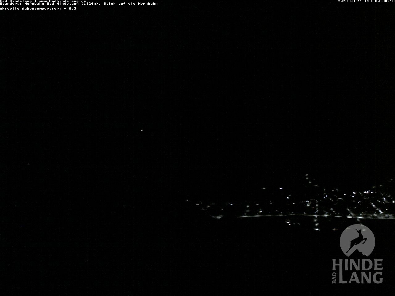 Archiv Foto Webcam Aussicht auf Bad Hindelang von der Hornbahn Bergstation