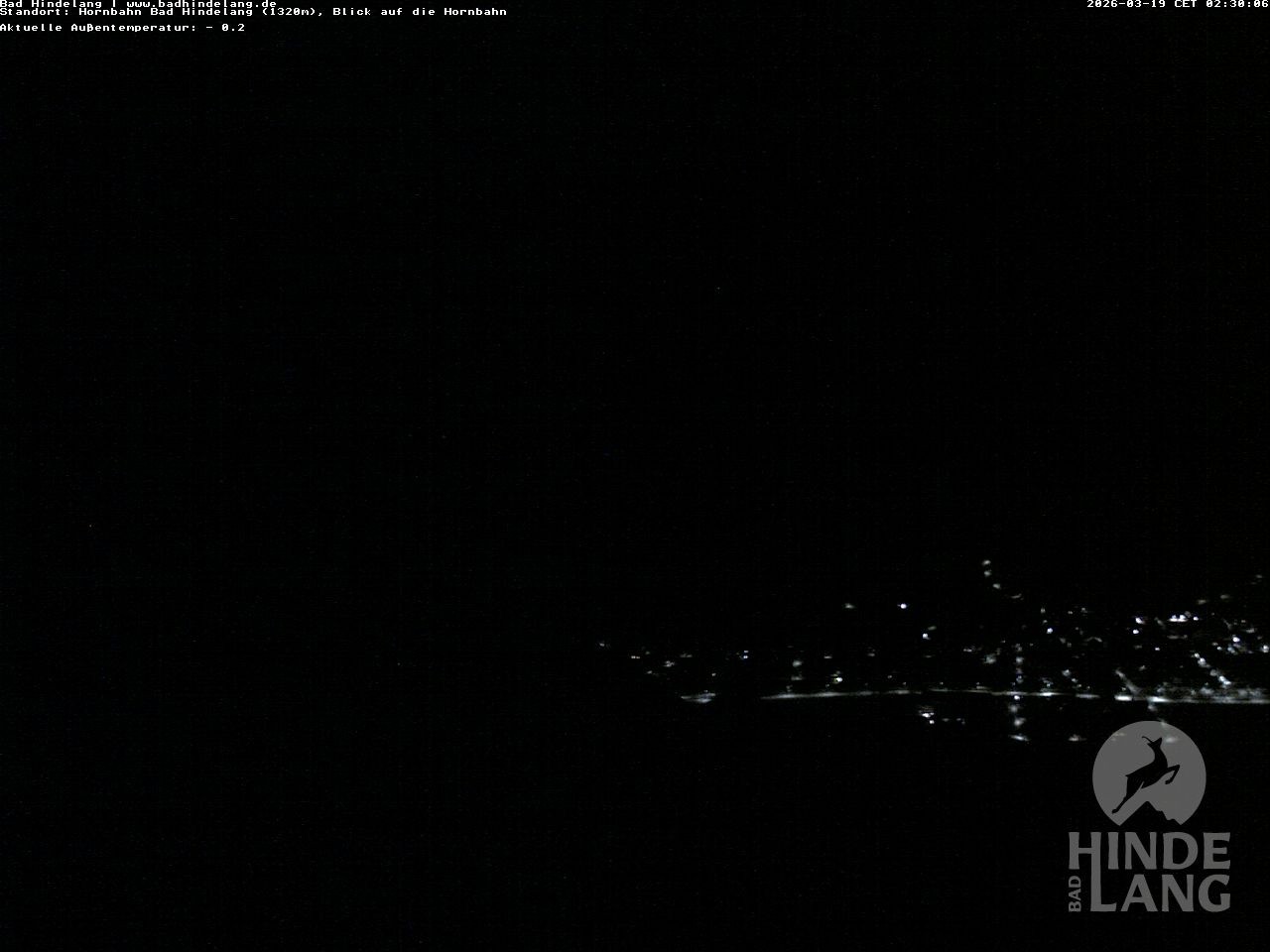 Archiv Foto Webcam Aussicht auf Bad Hindelang von der Hornbahn Bergstation