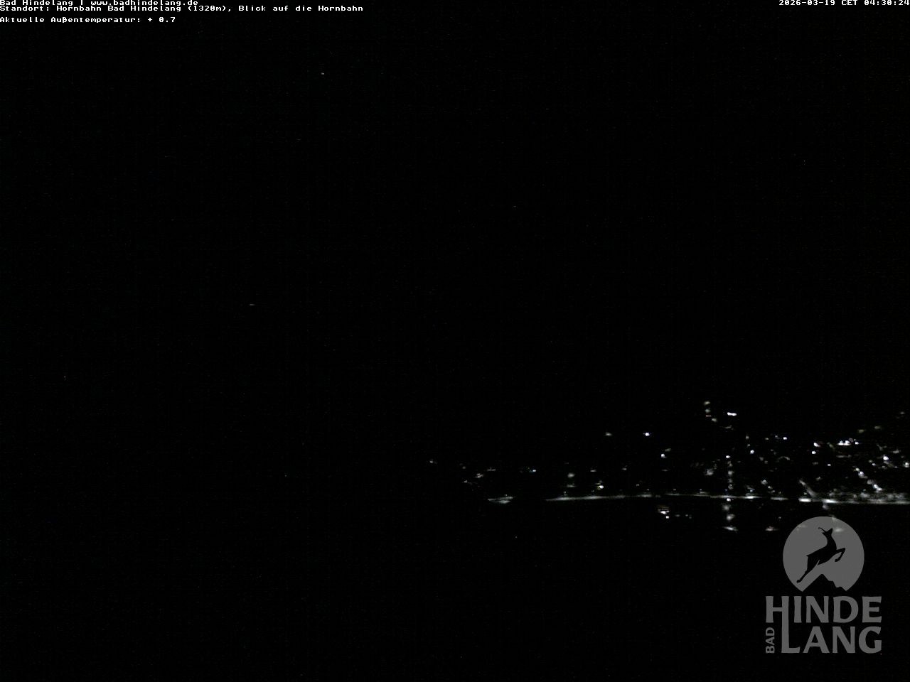 Archiv Foto Webcam Aussicht auf Bad Hindelang von der Hornbahn Bergstation