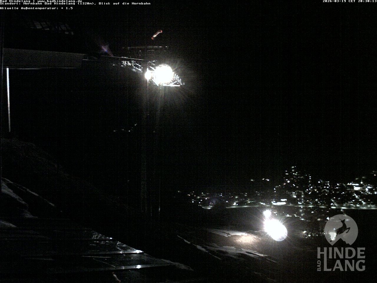 Archived image Webcam Mountain station Hornbahn