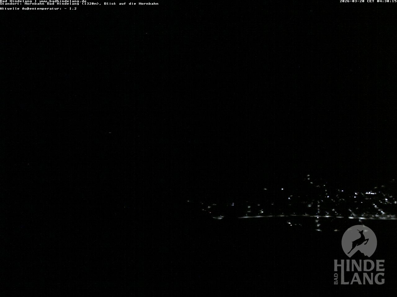 Archived image Webcam Mountain station Hornbahn