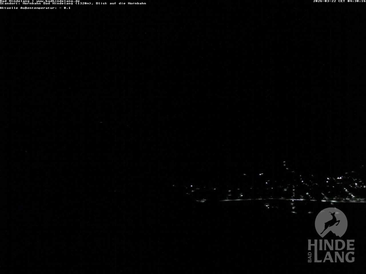 Archiv Foto Webcam Aussicht auf Bad Hindelang von der Hornbahn Bergstation