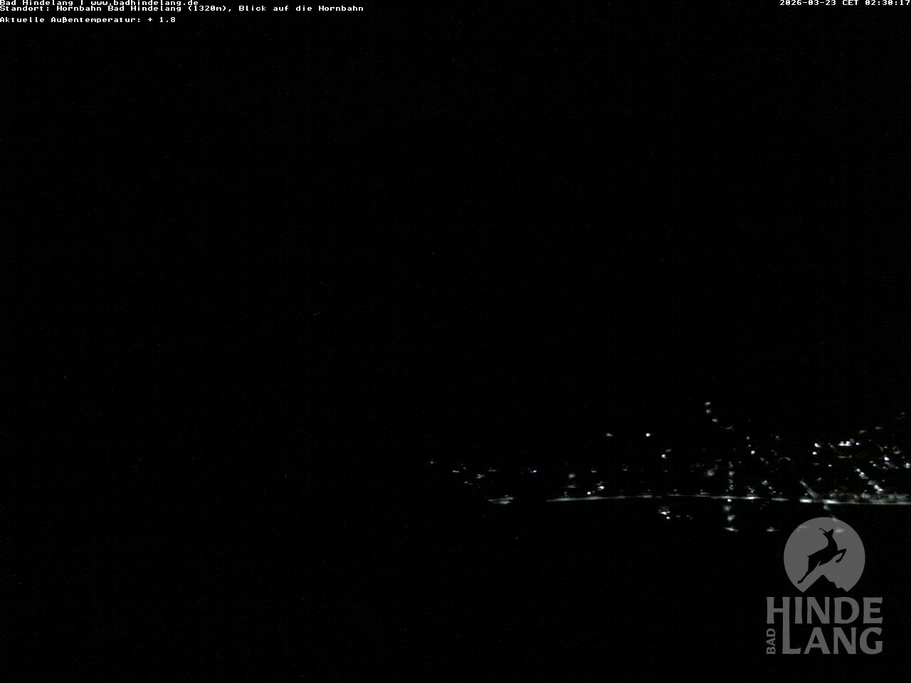 Archiv Foto Webcam Aussicht auf Bad Hindelang von der Hornbahn Bergstation