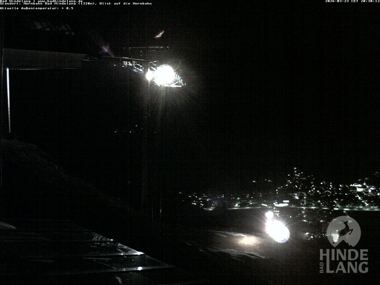 Archiv Foto Webcam Aussicht auf Bad Hindelang von der Hornbahn Bergstation