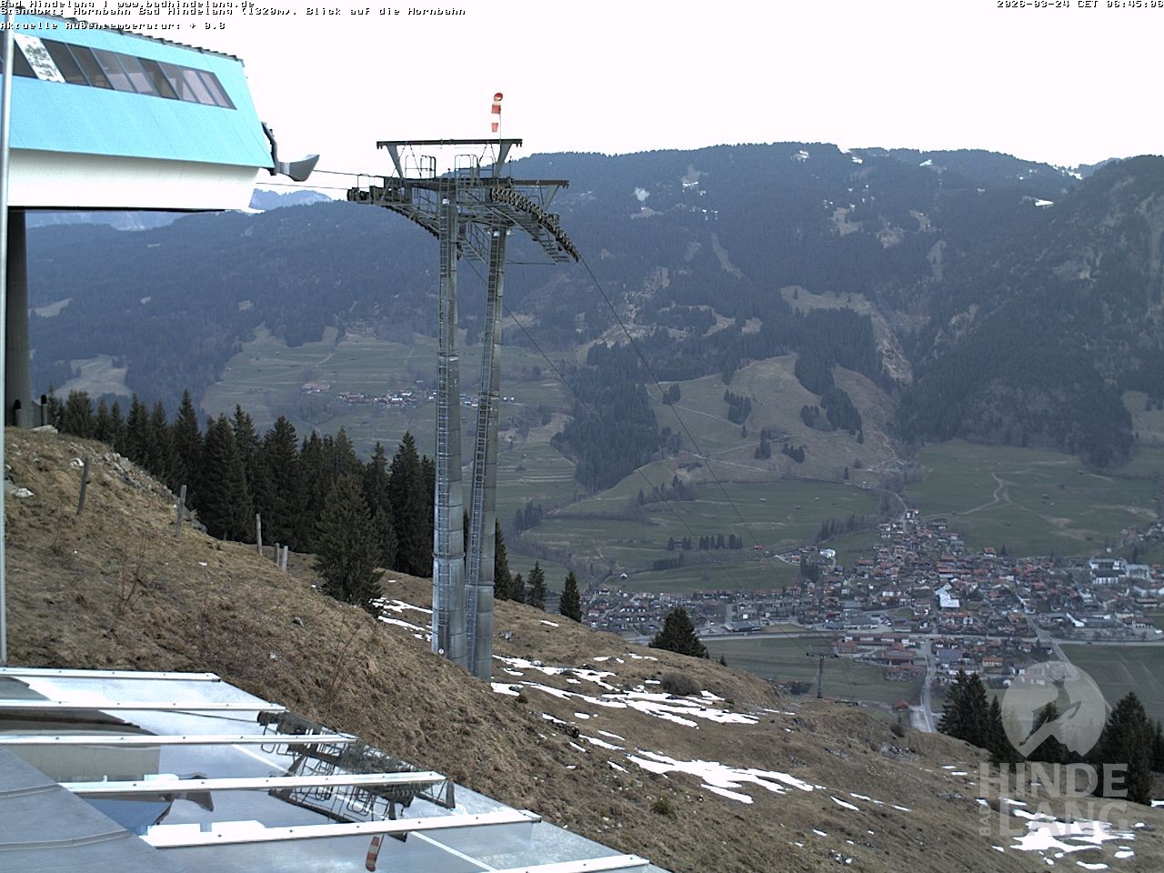 Archived image Webcam Mountain station Hornbahn