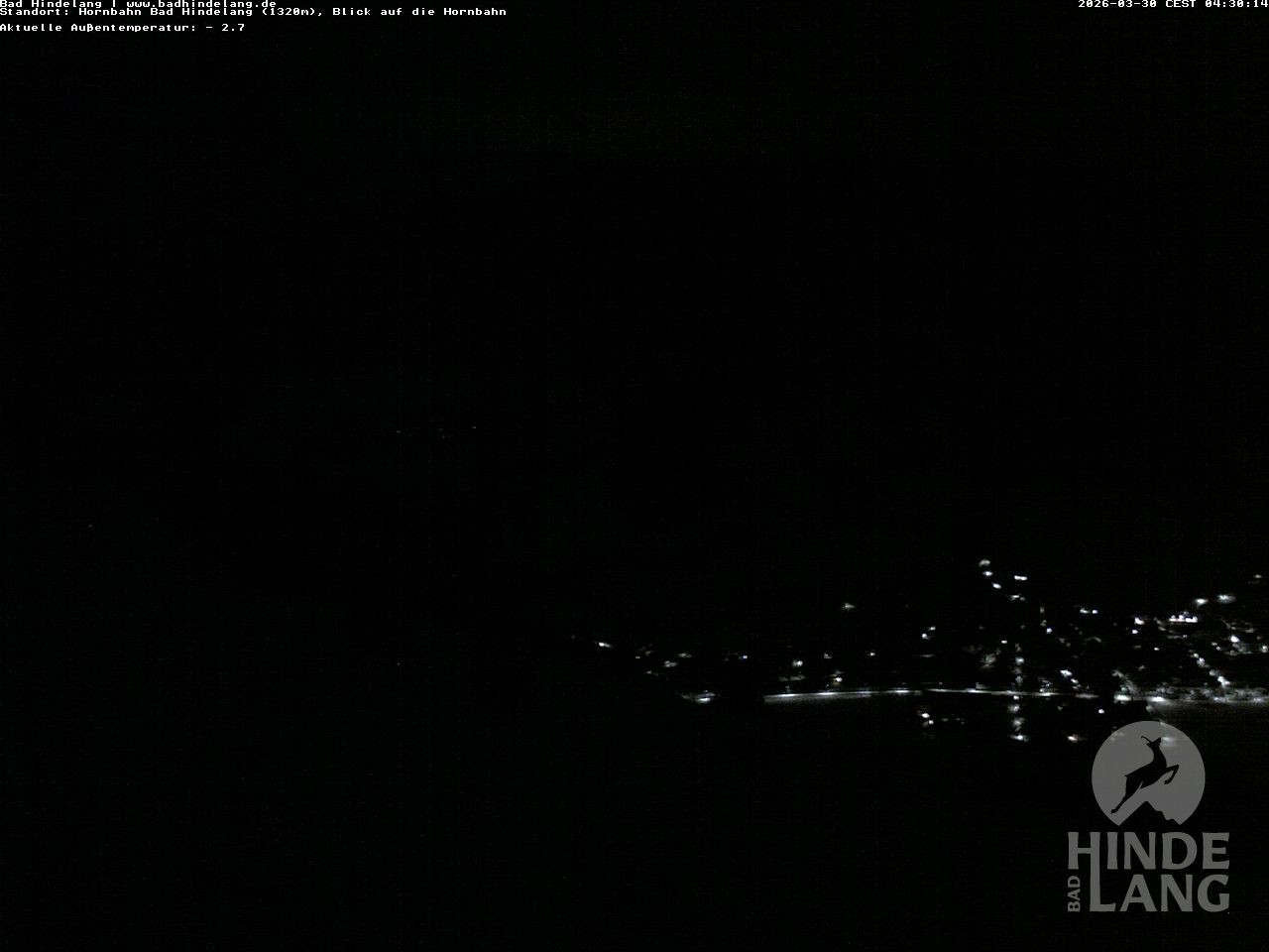 Archiv Foto Webcam Aussicht auf Bad Hindelang von der Hornbahn Bergstation