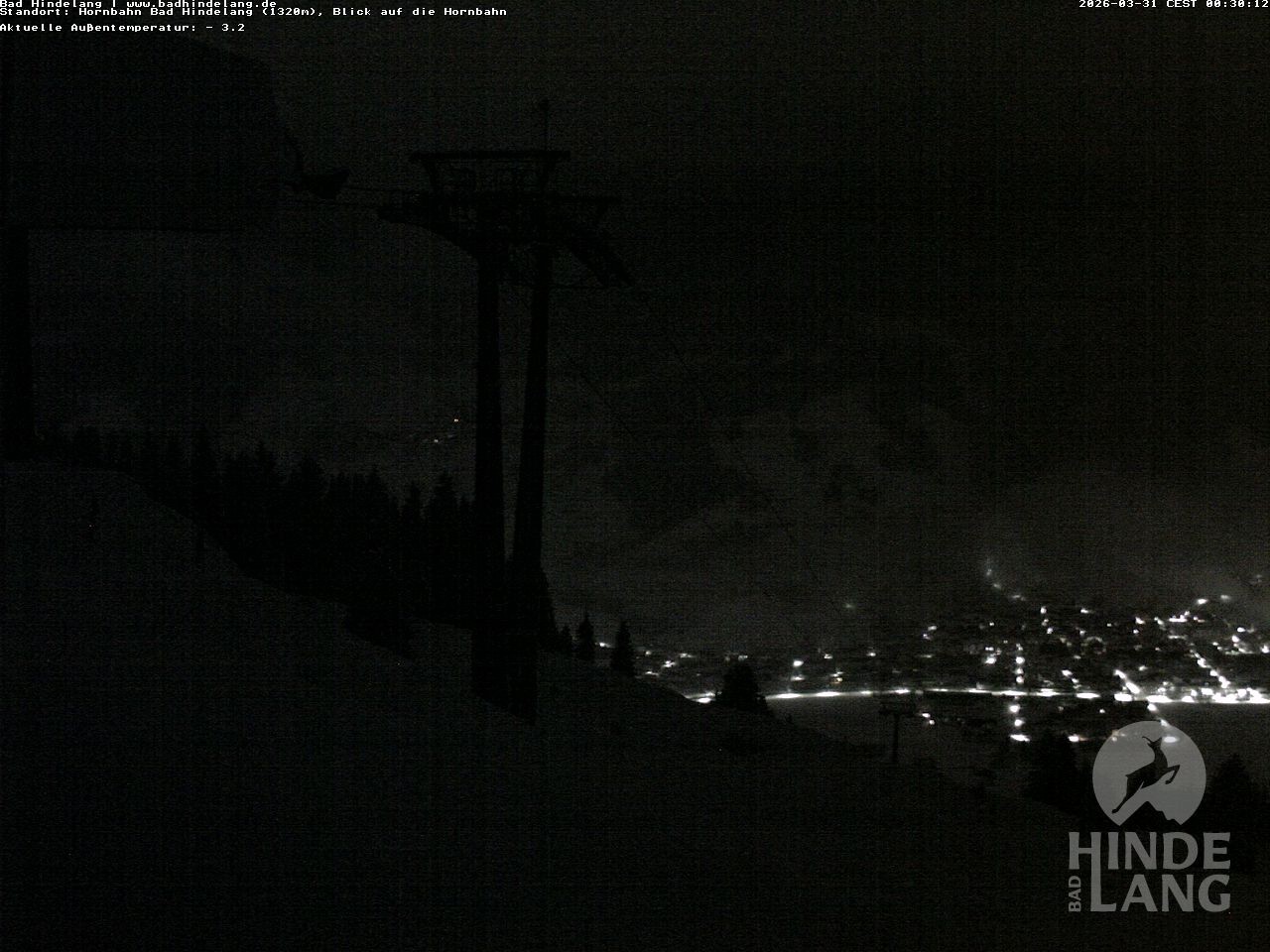 Archiv Foto Webcam Aussicht auf Bad Hindelang von der Hornbahn Bergstation