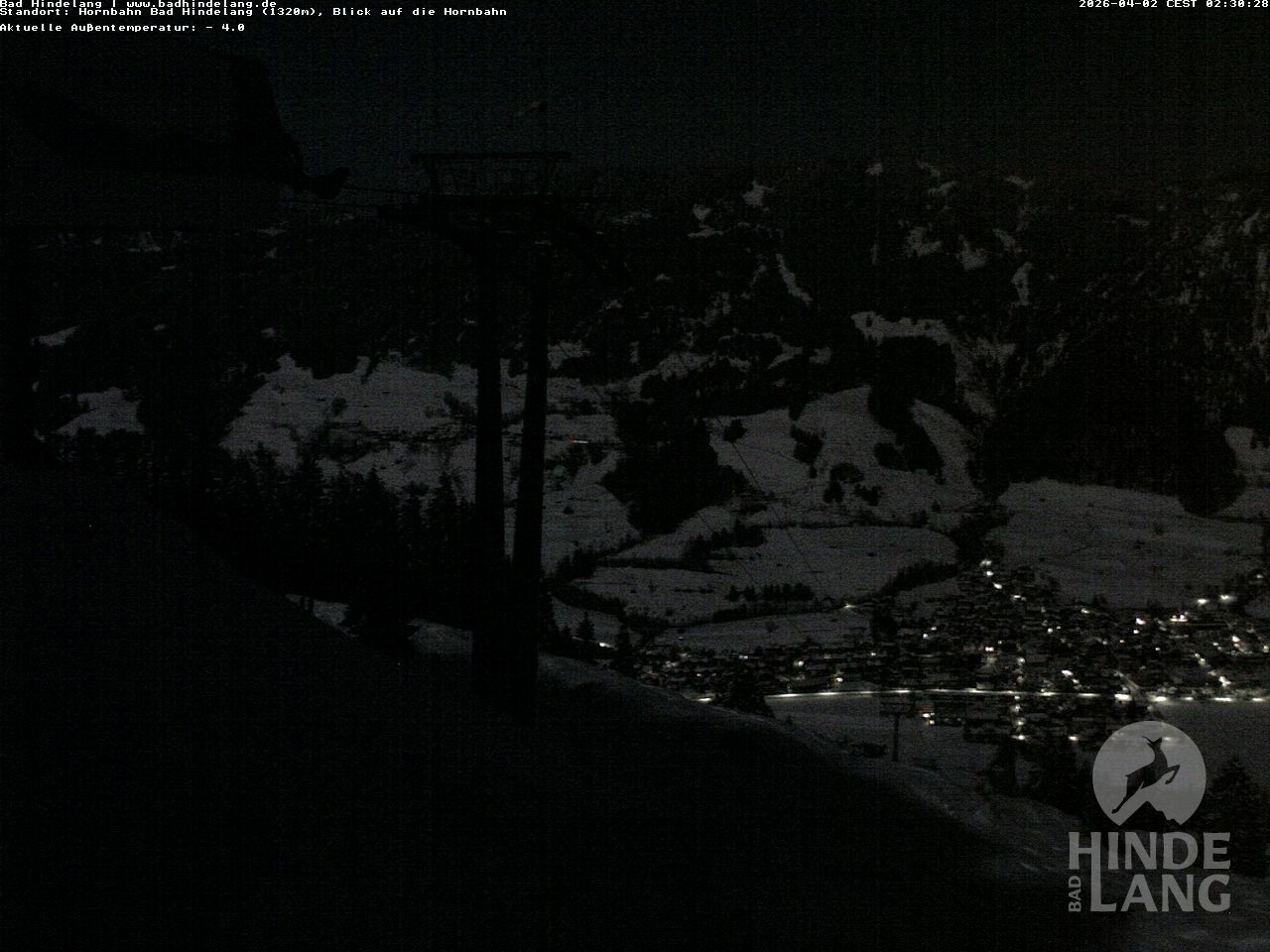 Archived image Webcam Mountain station Hornbahn