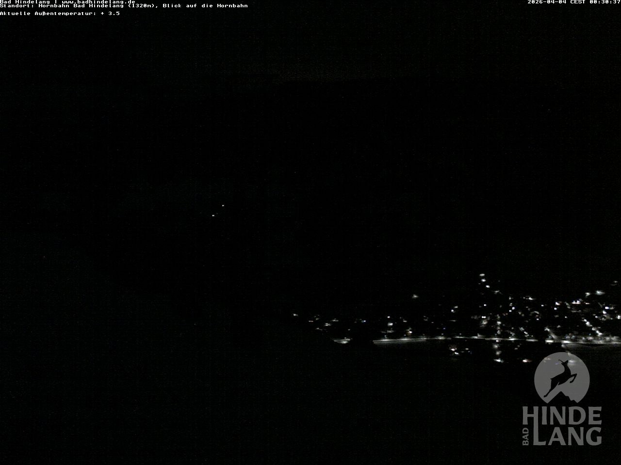 Archiv Foto Webcam Aussicht auf Bad Hindelang von der Hornbahn Bergstation