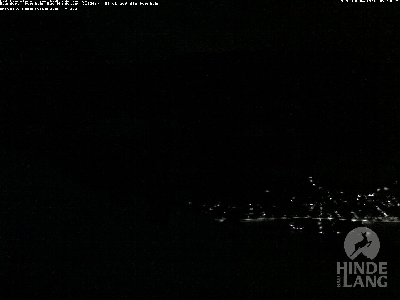 Archiv Foto Webcam Aussicht auf Bad Hindelang von der Hornbahn Bergstation