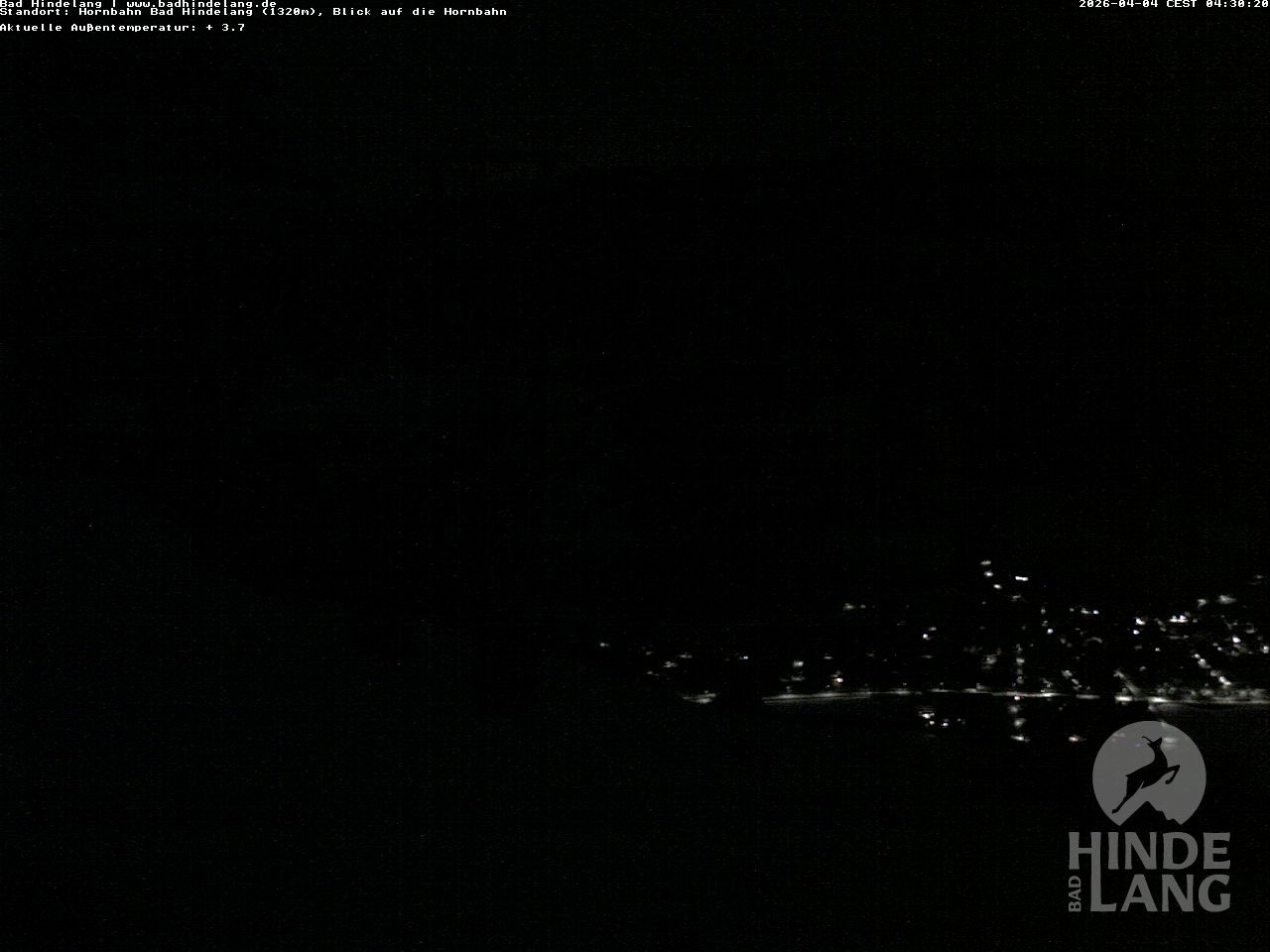 Archiv Foto Webcam Aussicht auf Bad Hindelang von der Hornbahn Bergstation