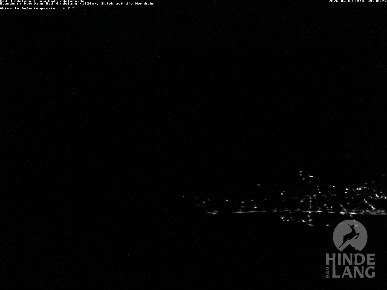 Archiv Foto Webcam Aussicht auf Bad Hindelang von der Hornbahn Bergstation