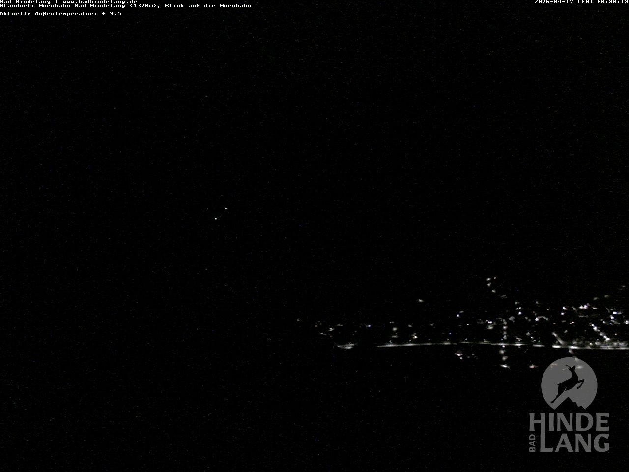 Archiv Foto Webcam Aussicht auf Bad Hindelang von der Hornbahn Bergstation