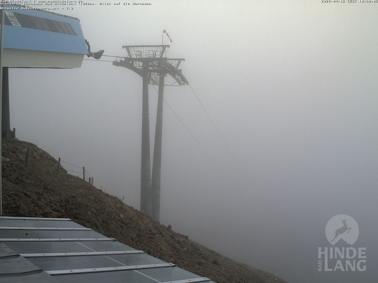 Archiv Foto Webcam Aussicht auf Bad Hindelang von der Hornbahn Bergstation