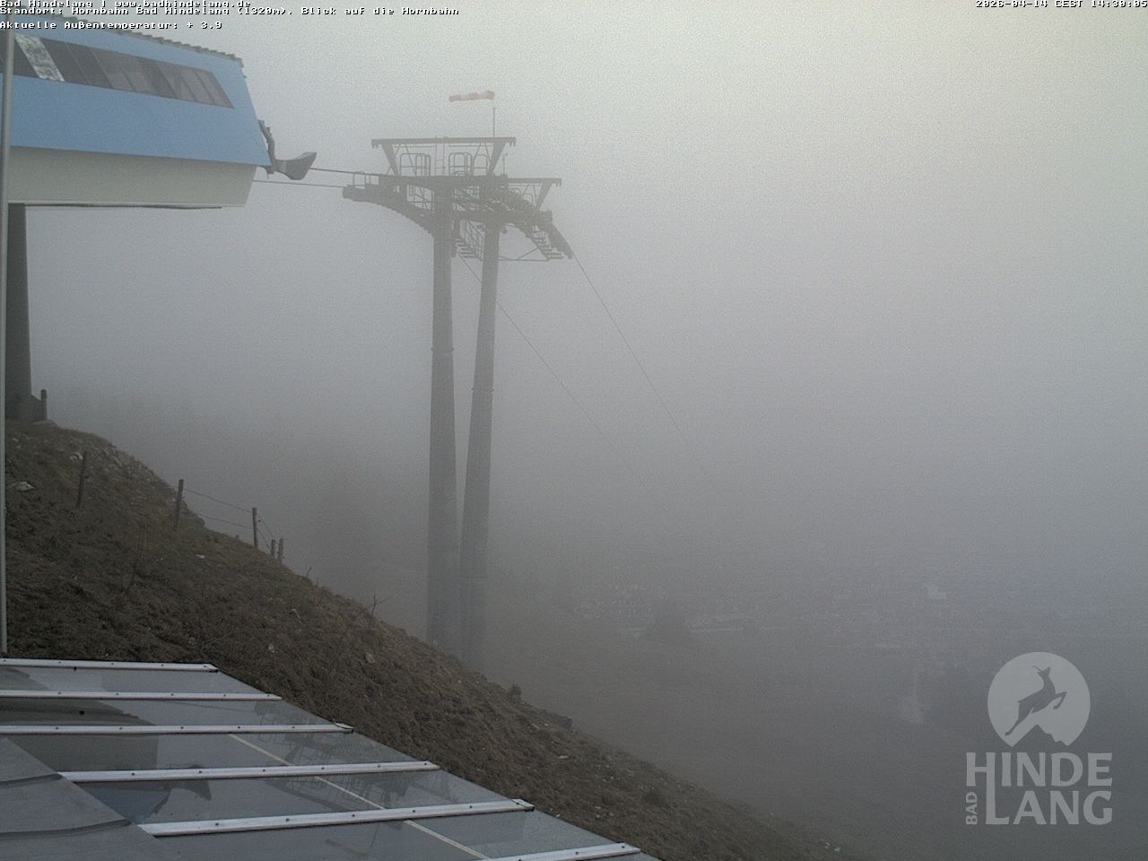 Archiv Foto Webcam Aussicht auf Bad Hindelang von der Hornbahn Bergstation