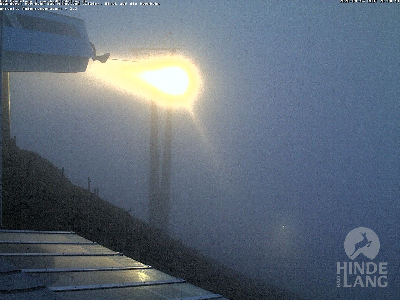 Archiv Foto Webcam Aussicht auf Bad Hindelang von der Hornbahn Bergstation