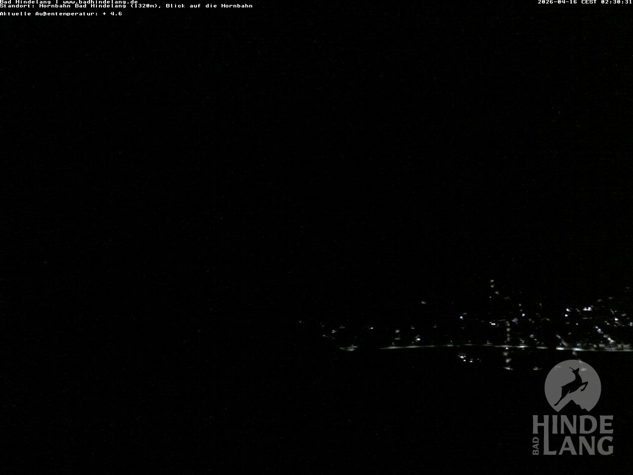 Archiv Foto Webcam Aussicht auf Bad Hindelang von der Hornbahn Bergstation