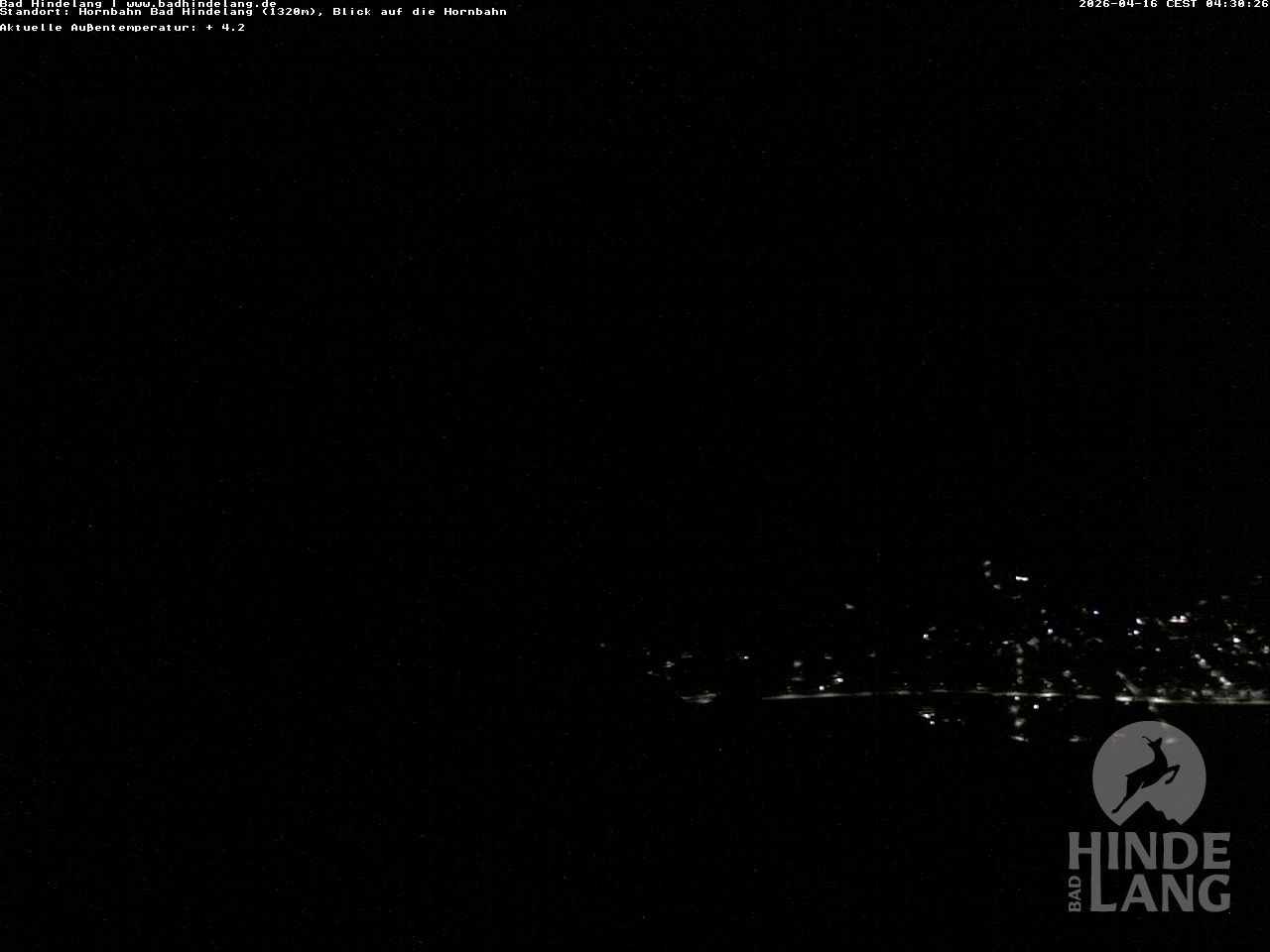 Archiv Foto Webcam Aussicht auf Bad Hindelang von der Hornbahn Bergstation