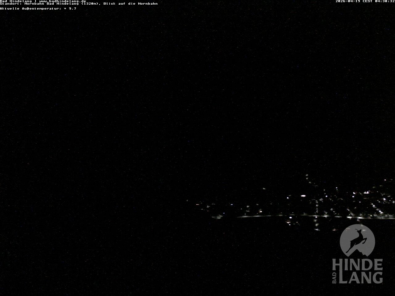 Archiv Foto Webcam Aussicht auf Bad Hindelang von der Hornbahn Bergstation