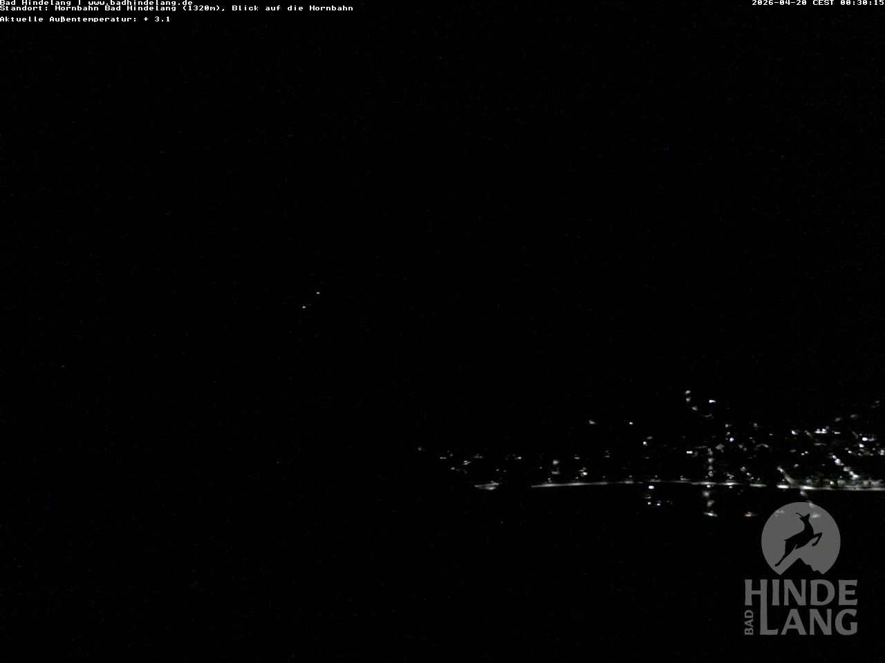 Archiv Foto Webcam Aussicht auf Bad Hindelang von der Hornbahn Bergstation