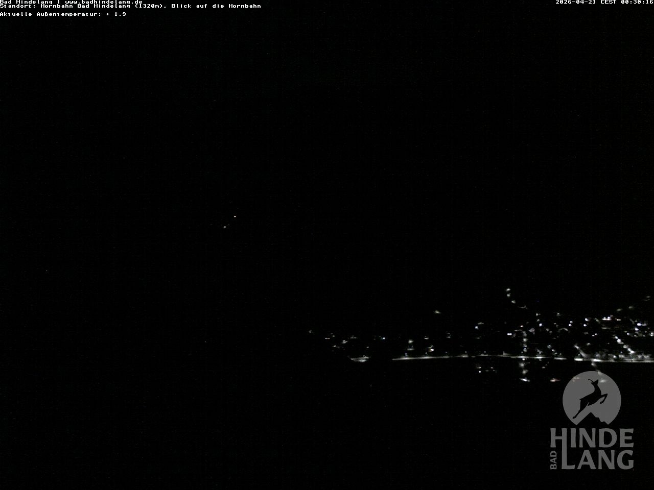 Archived image Webcam Mountain station Hornbahn