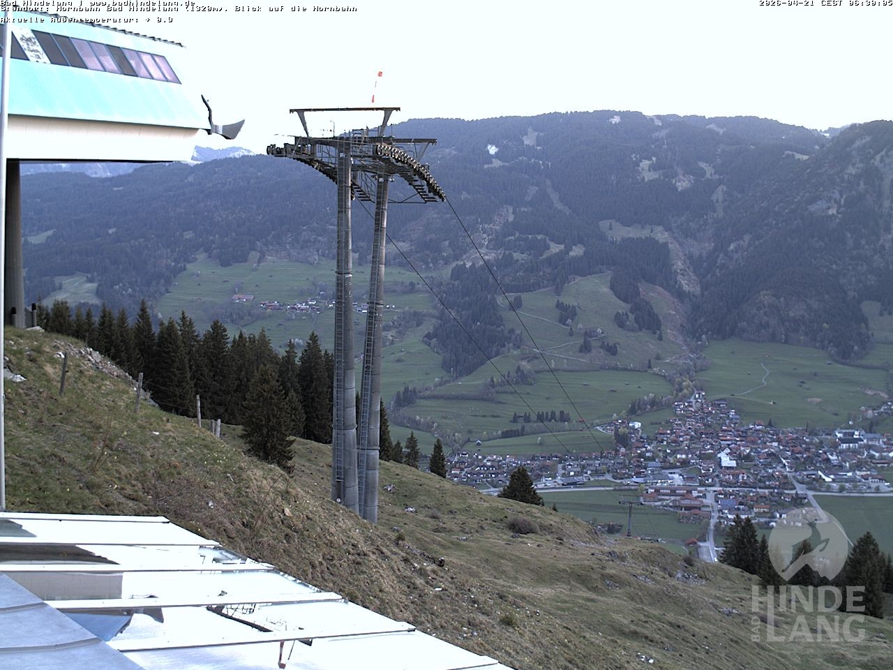 Archived image Webcam Mountain station Hornbahn