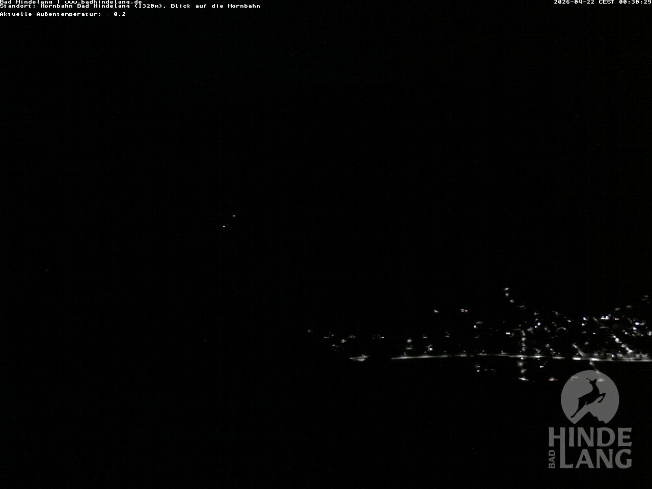 Archiv Foto Webcam Aussicht auf Bad Hindelang von der Hornbahn Bergstation