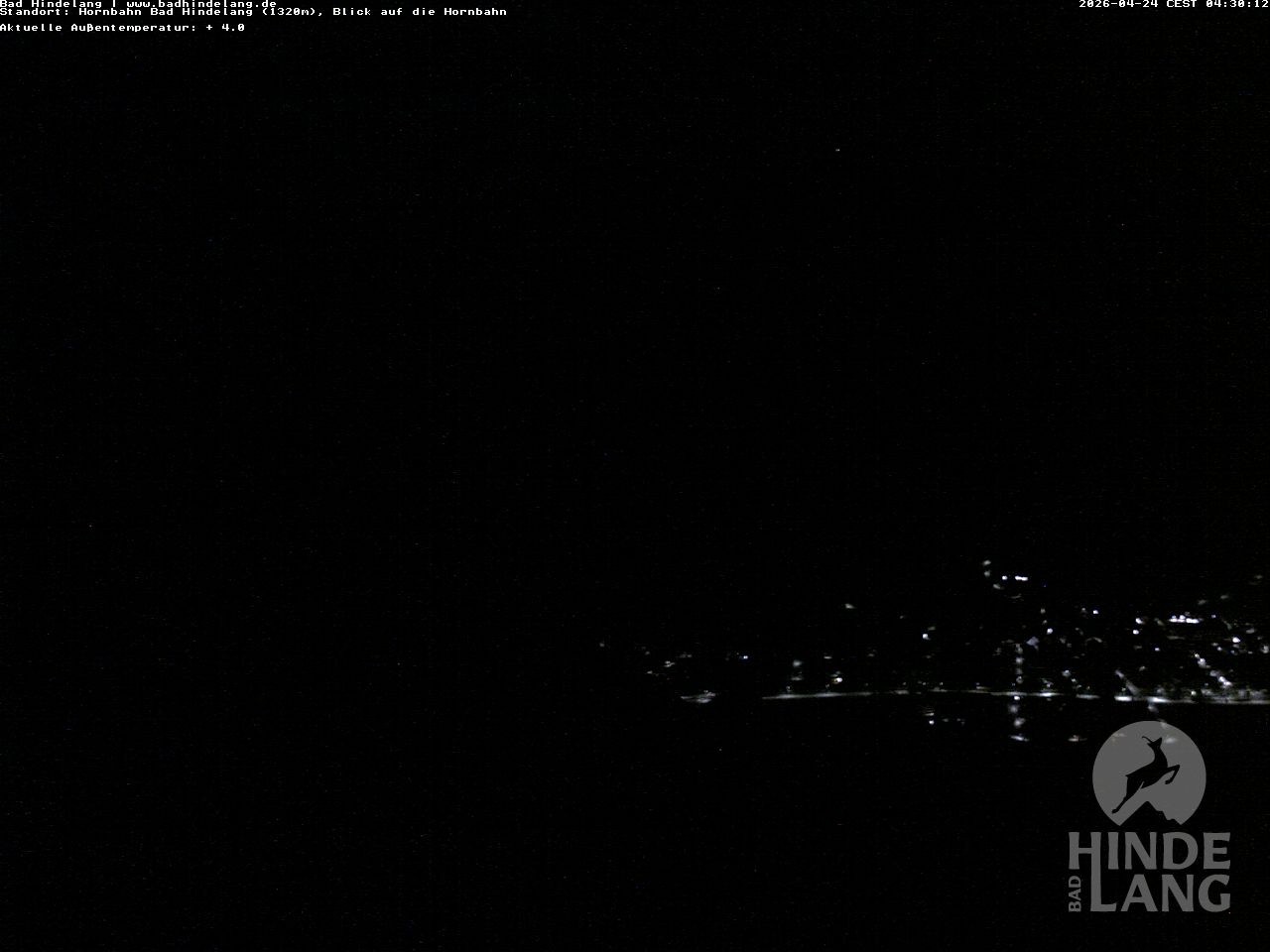 Archiv Foto Webcam Aussicht auf Bad Hindelang von der Hornbahn Bergstation