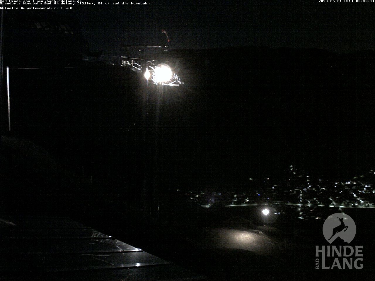 Archiv Foto Webcam Aussicht auf Bad Hindelang von der Hornbahn Bergstation