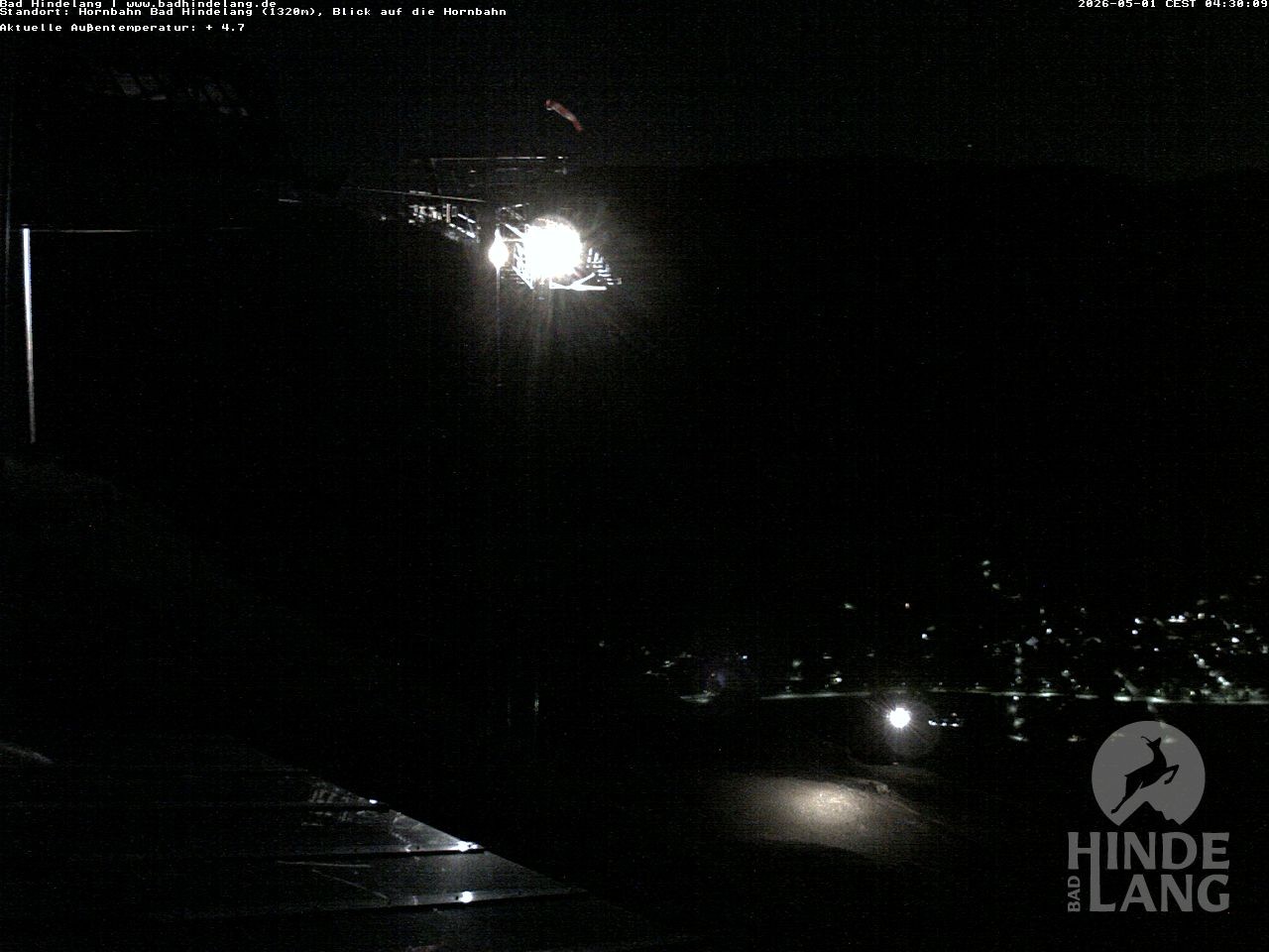 Archiv Foto Webcam Aussicht auf Bad Hindelang von der Hornbahn Bergstation