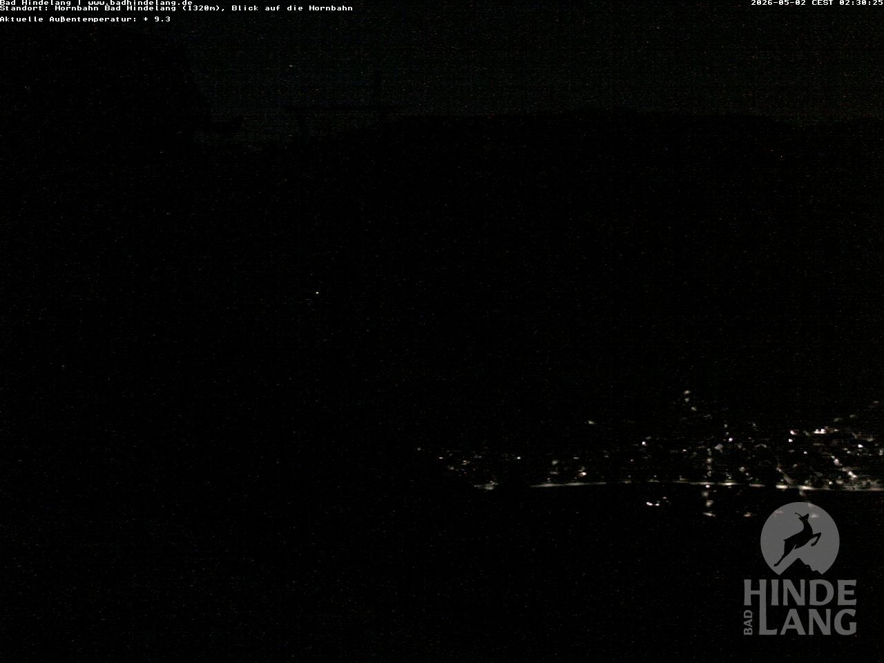 Archived image Webcam Mountain station Hornbahn