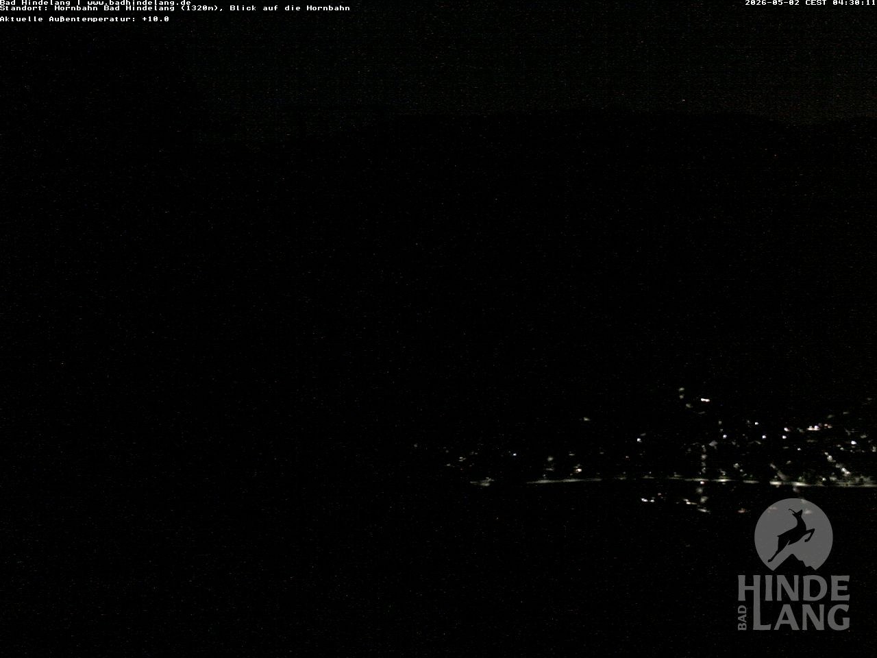 Archived image Webcam Mountain station Hornbahn