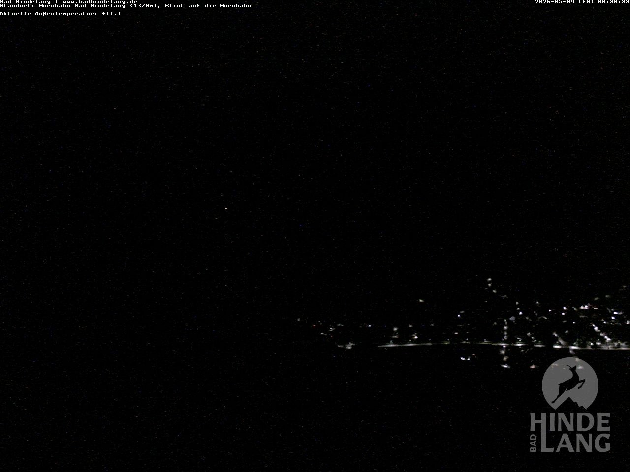 Archiv Foto Webcam Aussicht auf Bad Hindelang von der Hornbahn Bergstation