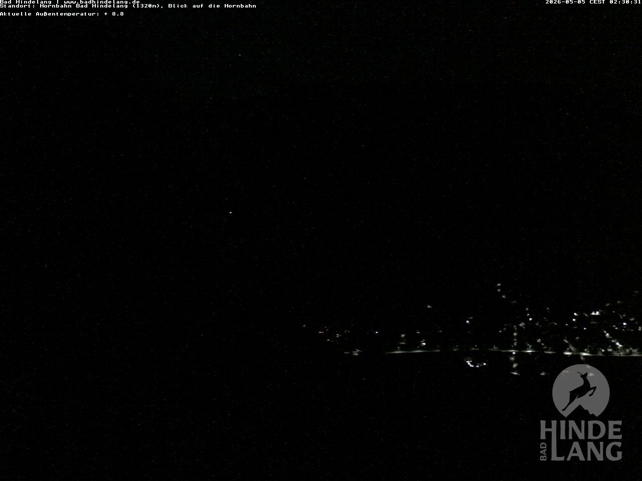 Archived image Webcam Mountain station Hornbahn