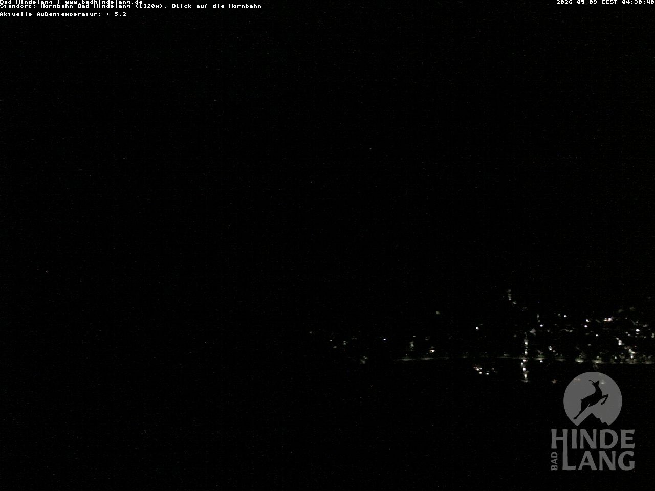 Archiv Foto Webcam Aussicht auf Bad Hindelang von der Hornbahn Bergstation